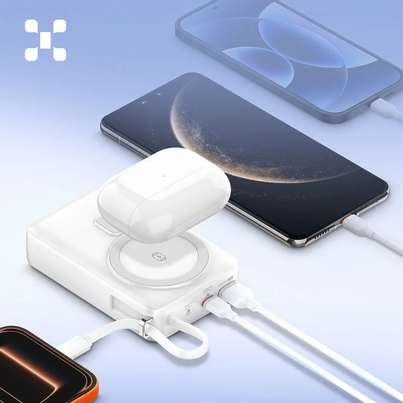 LDNIO PQ44 Magnetic Wireless Power Bank 65W 20000mAh at Gears Wheel Bangladesh
