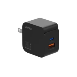 LDNIO Q1 Dual Port 20W Fast Charger for Android and iPhone
