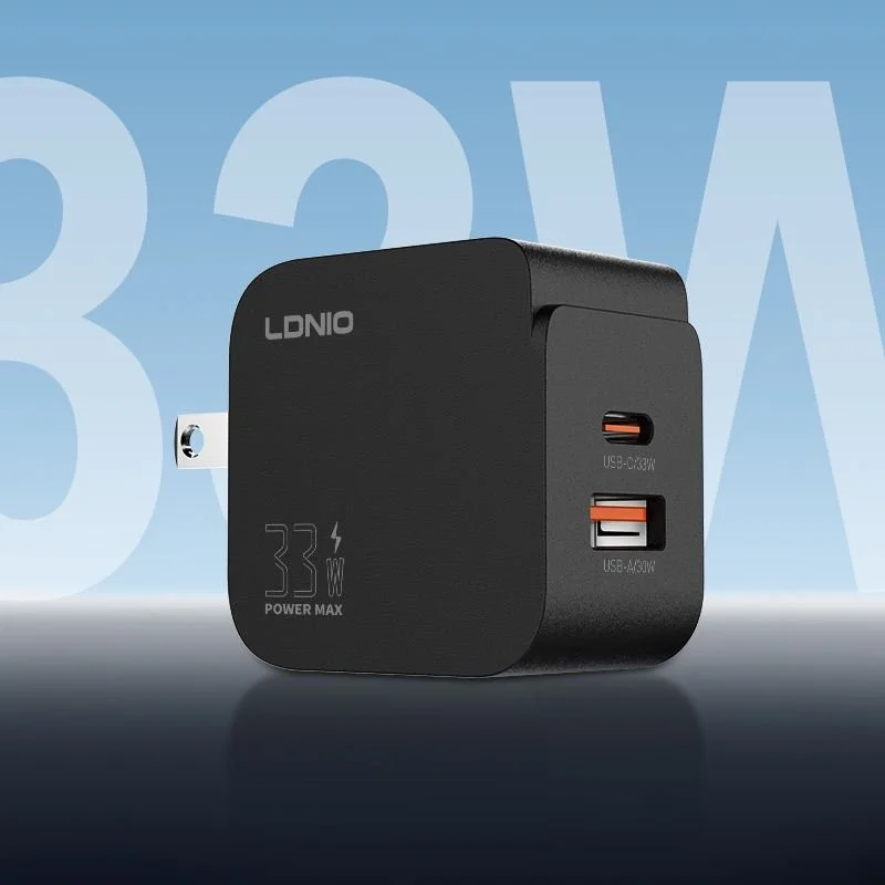 Buy LDNIO Q2 33W USB-C and USB-A Fast Charger in Bangladesh - Gears Wheel