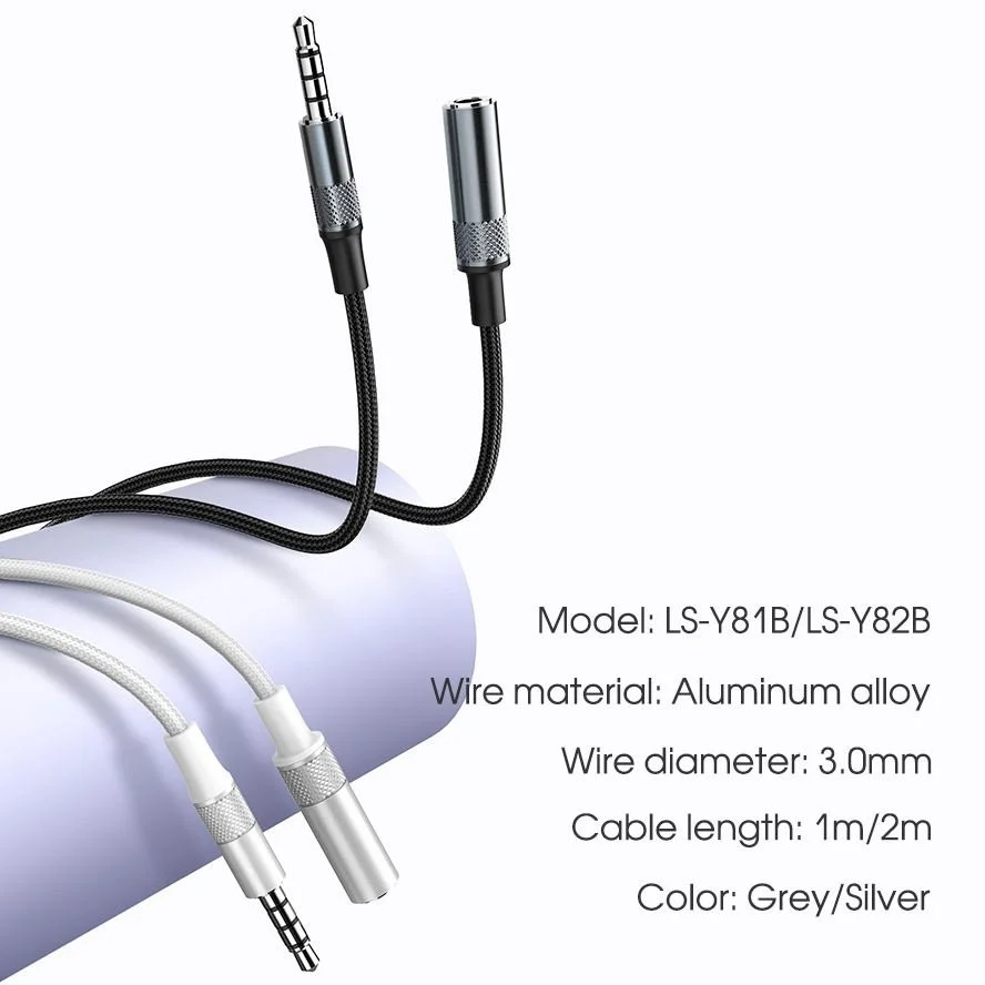 LDNIO 3.5mm Audio Extension Cable LS-Y81B Best Price Bangladesh