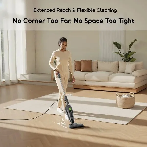 Gears Wheel Oraimo CordForce Flex OSV-252A powerful stick vacuum cleaner