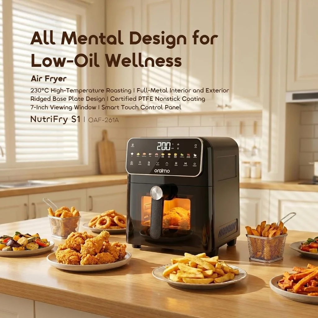 Buy Original Oraimo NutriFry S1 Ultra 6L Air Fryer from Gears Wheel