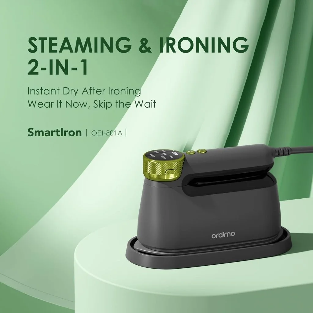 Oraimo Smart Iron OEI-801A 1740W Steamer Dryer Bangladesh