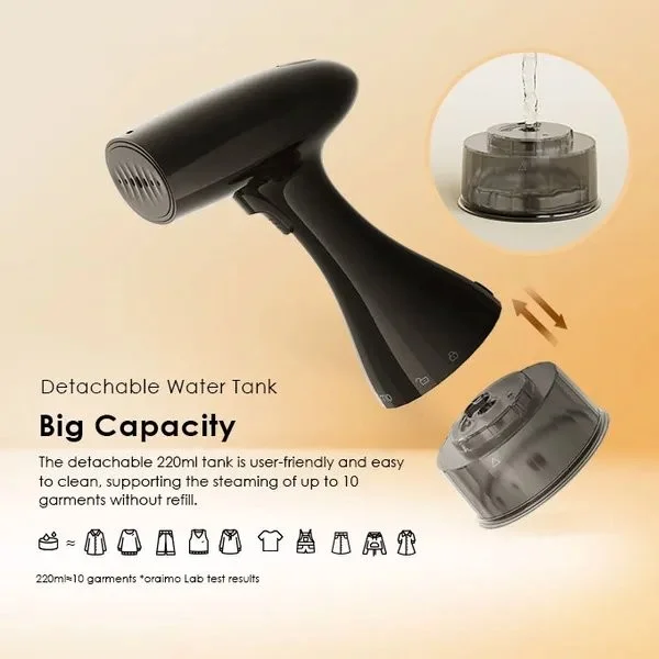 Buy Oraimo Clothes Steamer OHI-201A with Fast Heating from Gears Wheel