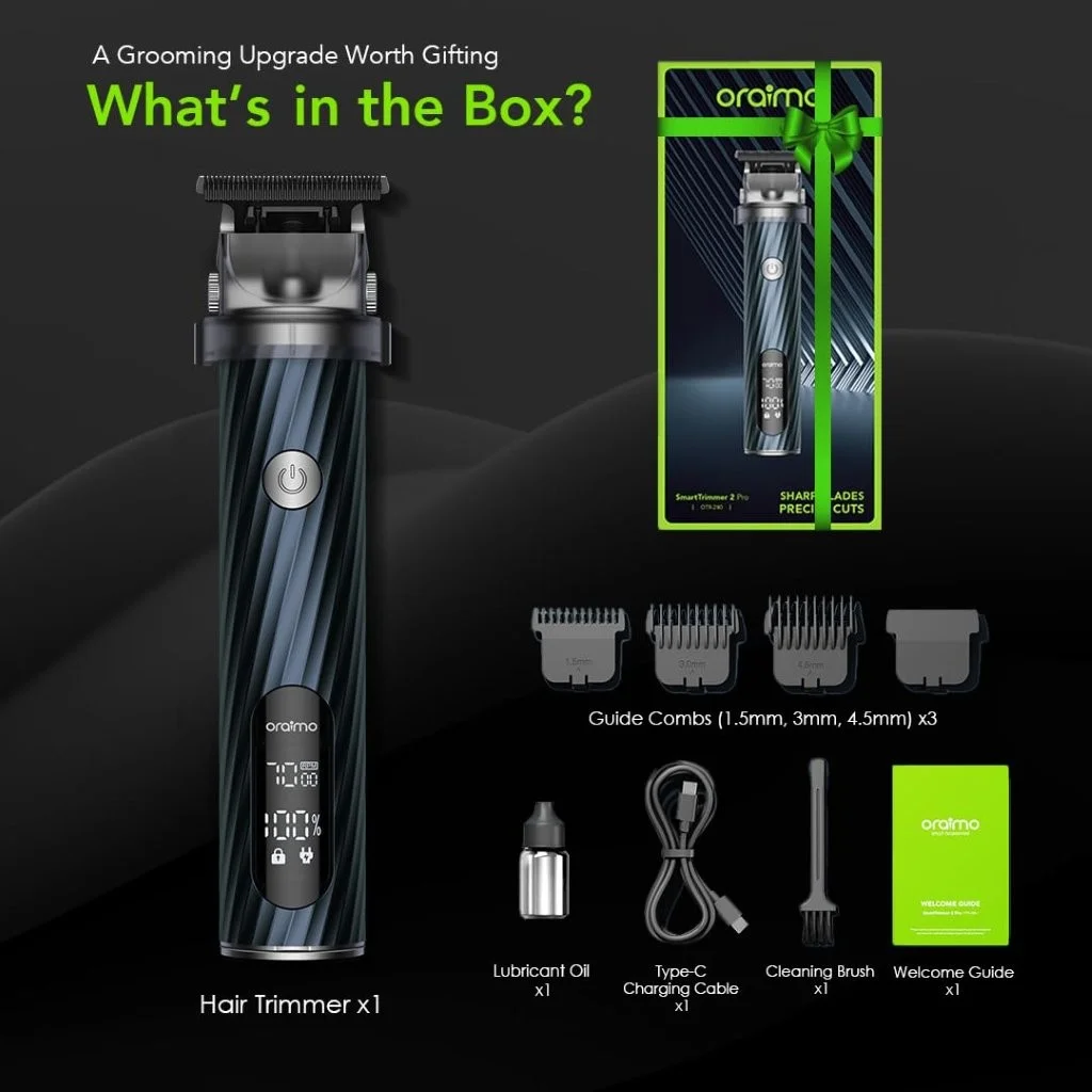 Buy Oraimo SmartTrimmer 2 Pro OTR-280 Beard Trimmer in Bangladesh - Gears Wheel