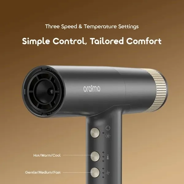 Oraimo SwiftDry Hair Dryer OHD-550N with fast drying technology at Gears Wheel