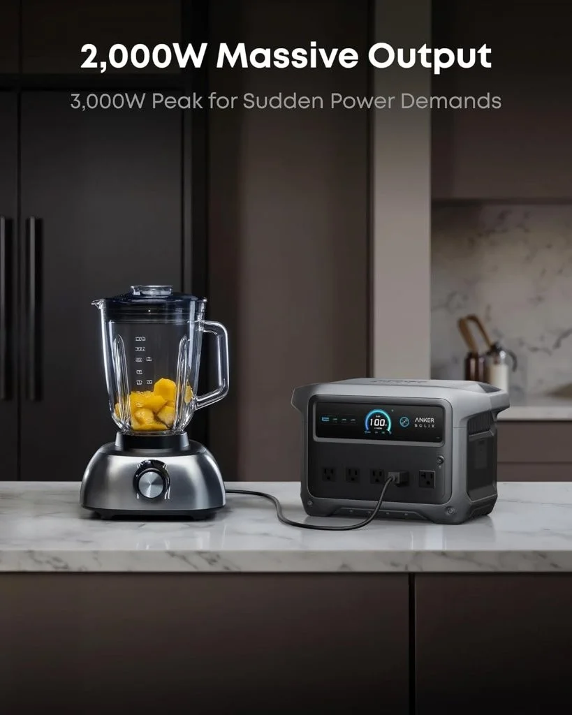 Anker SOLIX C1000 Gen 2 2000W Power Station 