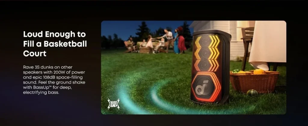 Soundcore Rave 3S Karaoke Party Speaker
