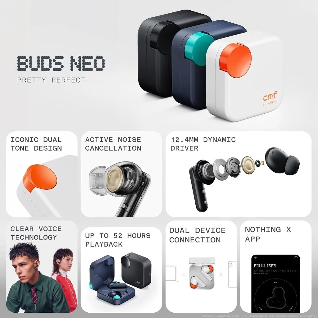Buy CMF Buds Neo earbuds from Gears Wheel