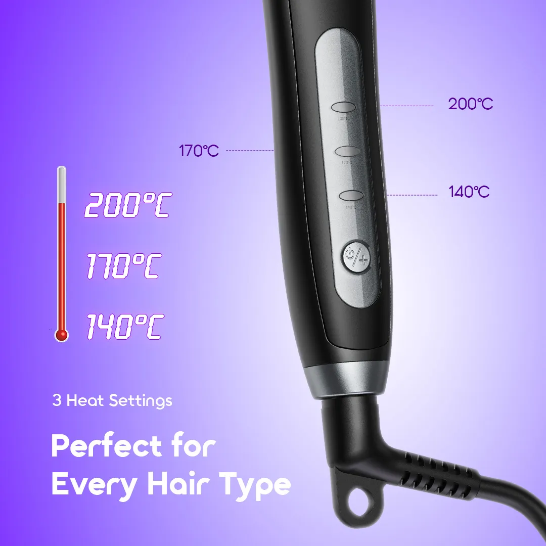Oraimo Sleek Wave Hair Straightener Brush OHS-220N