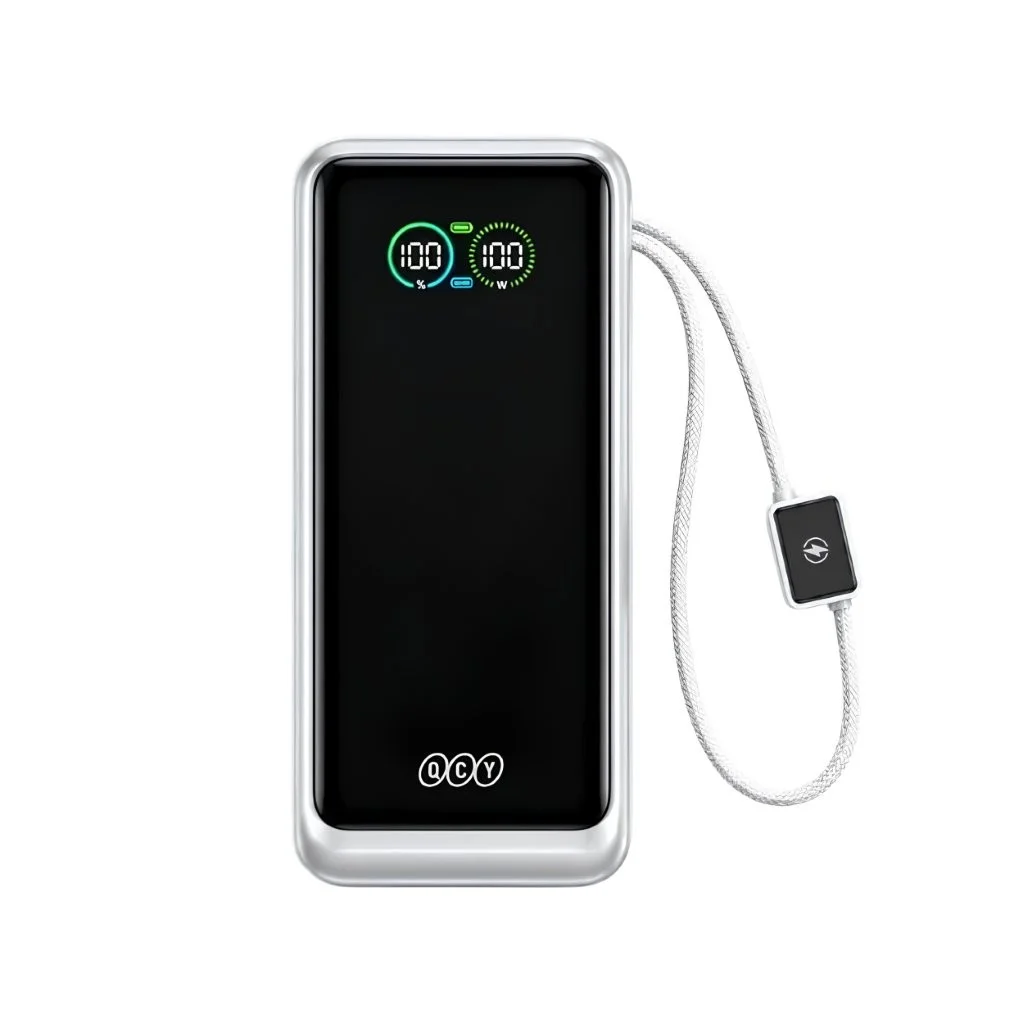 QCY HyperCharge PB30C 100W Power Bank Gears Wheel