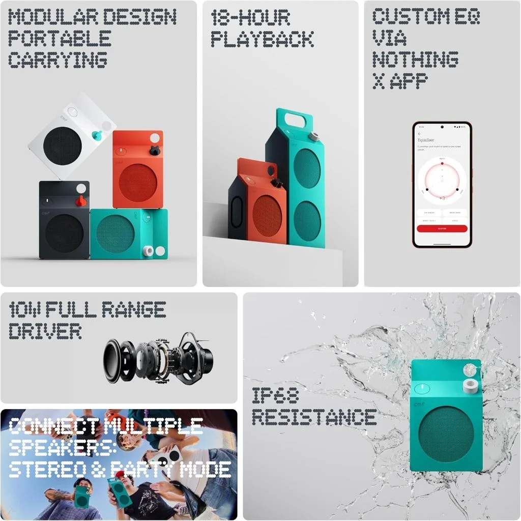CMF BY NOTHING Speaker S portable wireless sound system