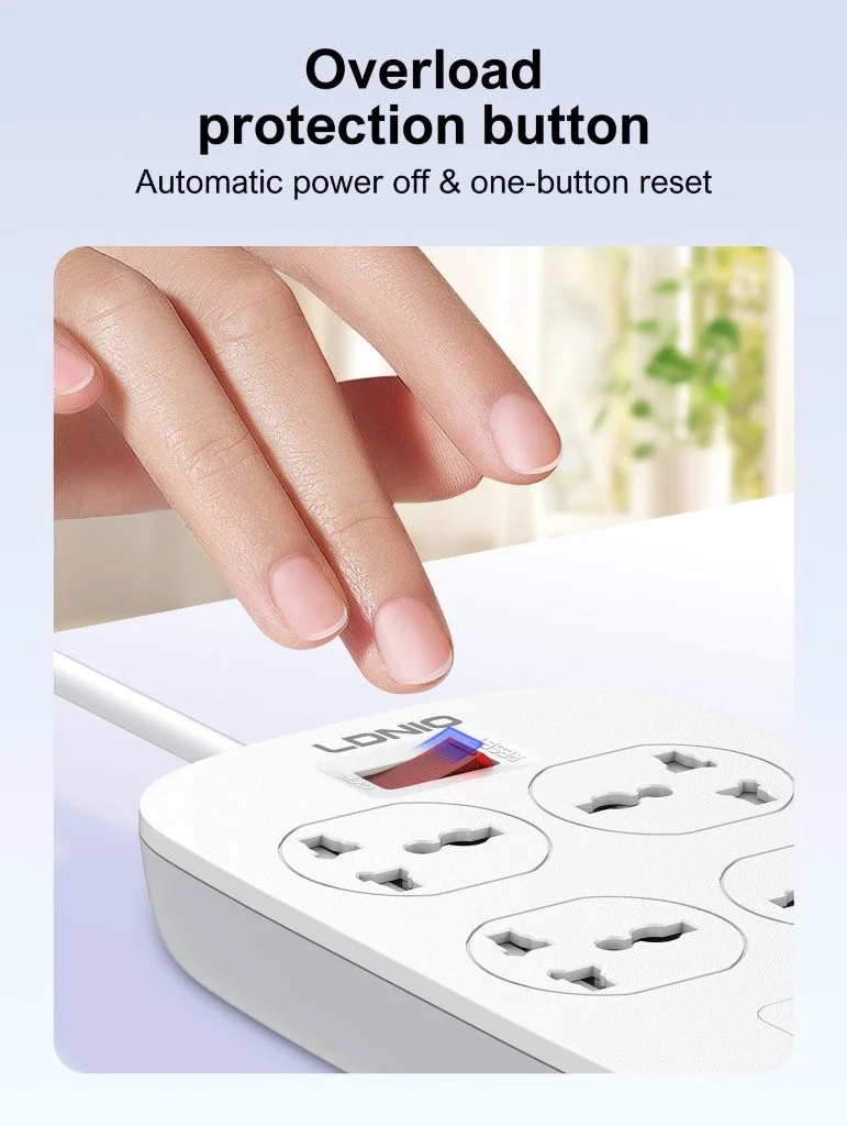 LDNIO SC4407C 45W USB Fast Charging Power Strip