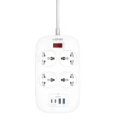 LDNIO SC4407C Universal Outlet 45W USB Power Strip